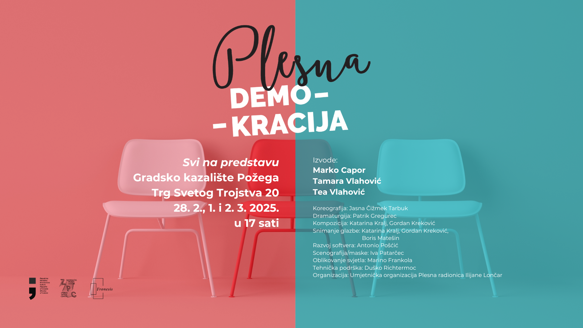 “Plesna demokracija” UO Fronesis u Gradskom kazalištu Požega