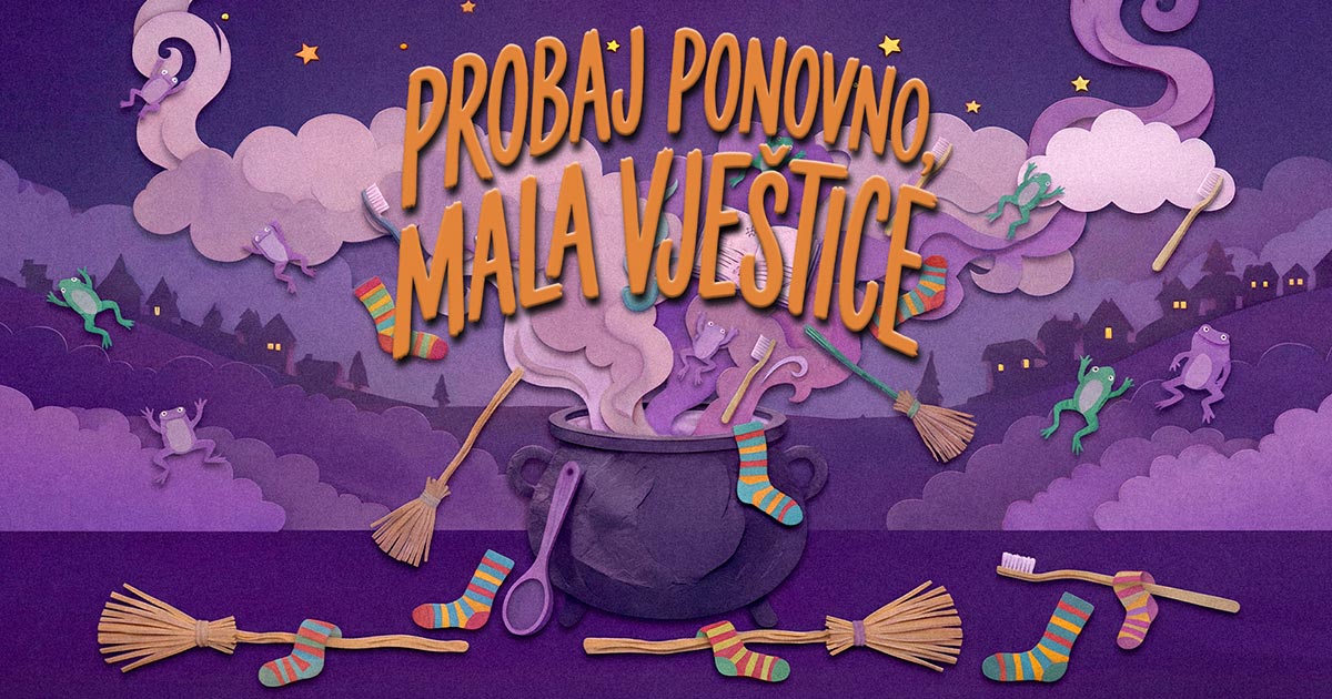 “Probaj ponovno, mala vještice” – Teatar Poco Loco i Studio za suvremeni ples